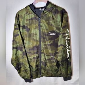 Primitive Zip Jacket Size Small Camo Hooded Skateboarding Lightweight